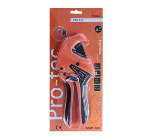 PROTEC PVC BORU KESME MAKASI OTOMATİK KIRMIZI